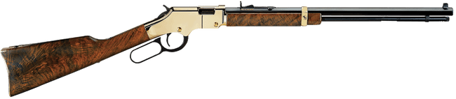 Henry H004M Golden Boy 22 WMR 20.5 Inch 12 Rounds Brasslite Finish Walnut Stock
