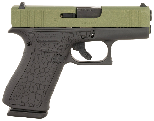 Glock G43X 9mm Luger 3.41in Barrel 10+1 Rounds Bayou Finish