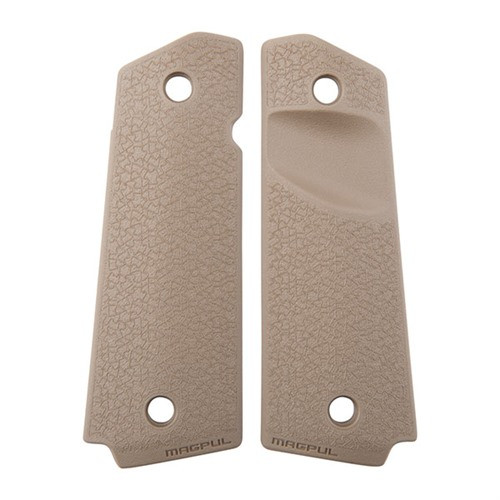 Magpul 1911 Grips Flat Dark Earth Polymer Ambidextrous Safety Cut Panels