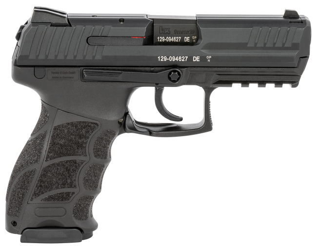 HK 81000103 P30 V1 Light LEM 9mm Luger 17+1, 3.85" Black Polygonal Rifled Barrel, Black Serrated Steel Slide, Black Polymer Frame w/Picatinny Rail, Black Polymer Grip, Ambidextrous