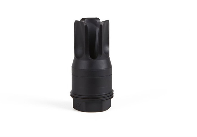 Sig Sauer SL55612X2825DEGF Clutch-Lok QD Flash Hider Black Stainless Steel with 1/2"x28 tpi 2.10" OAL for 5.56mm Sig Taper Lok Barrels