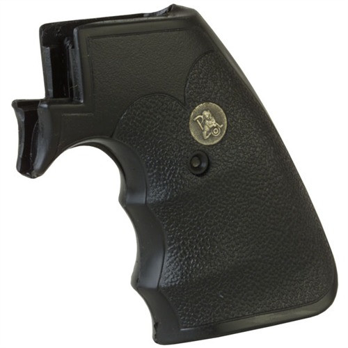 Pachmayr 05134 Decelerator Grip Checkered Black Rubber with Finger Grooves for Ruger Super Blackhawk