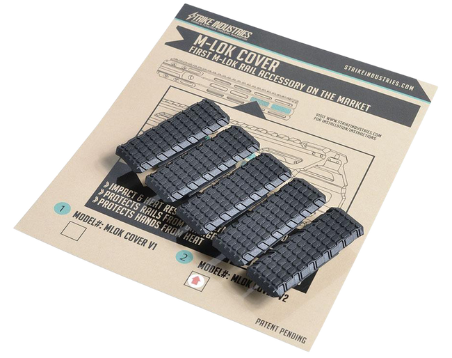 Strike Industries MLOKCOVERV M-LOK Cover V2  Black