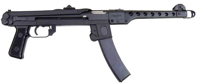 Pioneer Arms Polish PPS-43C Pistol - Black | 7.62x25 | (2) 35 Round Mags