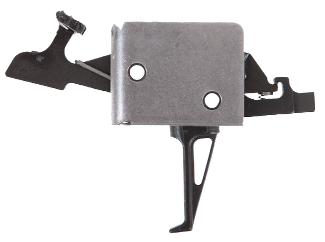 CMC Triggers 93504 Two-Stage Flat Trigger 2-4 lbs AR-15/AR-10 Black/Silver