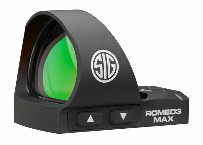 Sig Sauer Electro-Optics SOR30800 Romeo3Max Pro Black 1 x 31 mm 8 MOA Red Dot