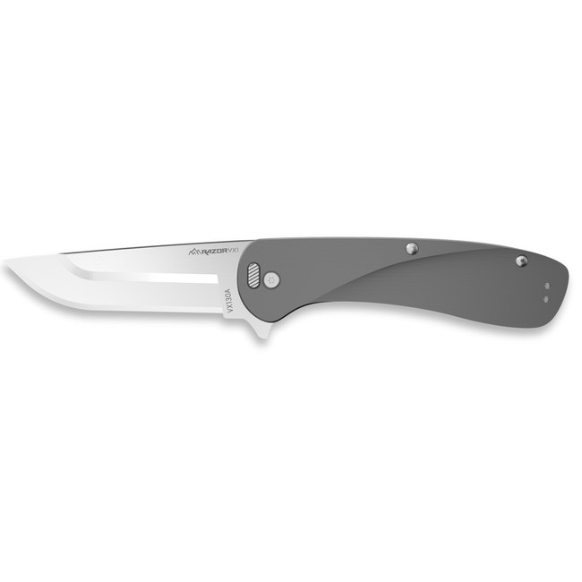 Outdoor Edge Razor VX1 EDC Knife Aluminum Gray 3 in. - VX130A-C - 743404602394