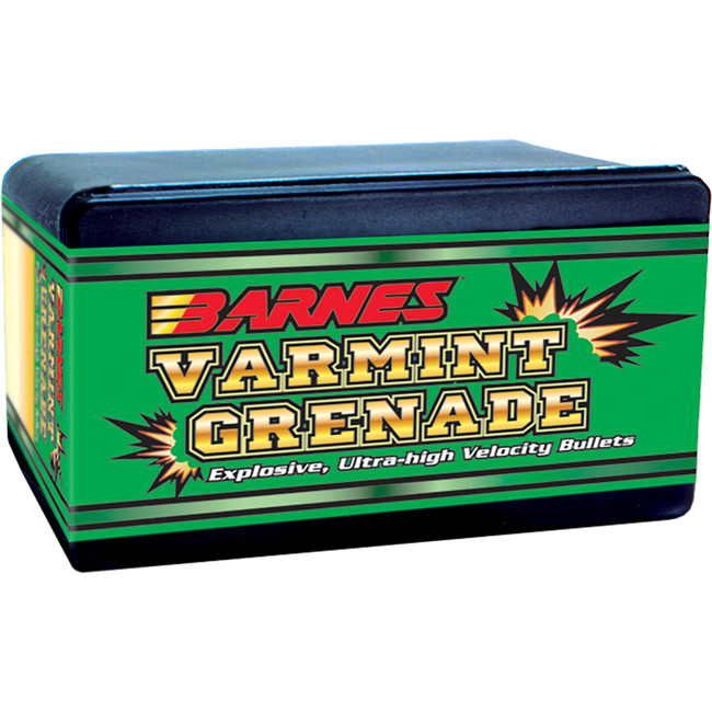 Barnes Varmint Grenade Rifle Bullets .22 cal (Hornet) .224" 30 gr VGFB 100/ct - 30170 - 716876224302