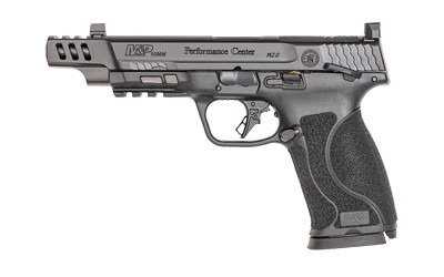 Smith & Wesson 13915 M&P PC M2.0 Full Size 10mm Auto 15+1 5.60" Black Armornite Ported Stainless Steel Barrel, Black Armornite Optic Cut/Serrated Stainless Steel Slide & Polymer Frame w/Picatinny Rail - 13915 - 022188894806