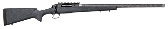 Proof Research 137550 Elevation 2.0 300 PRC 3+1 22" Carbon Fiber Match Grade Threaded Barrel, Picatinny Rail Receiver, Black Granite Fixed Carbon Fiber Stock,