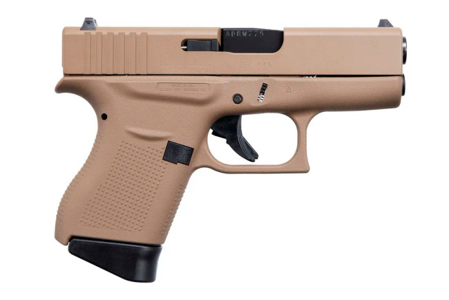 Glock G43 9mm Luger 3.4in Barrel 6rd Flat Dark Earth FDE