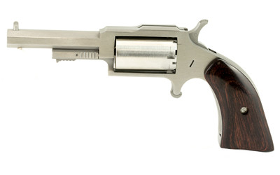 NAA The Earl Sheriff Mini-Revolver Combo 22 LR/.22 WMR Stainless/Wood 2.5 in 5 rd. - 1860250C - 744253002397