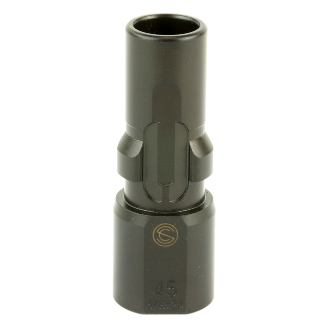SilencerCo 3-Lug Muzzle Device for 45 ACP 5/8-24 Threads - AC2603 - 816413025161