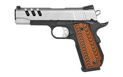 Smith & Wesson 170344 1911 Performance Center  45 ACP 4.25" Throated Barrel 8+1, Black Scandium Frame, Ported Matte Stainless Steel Slide, G10 Custom Wood Grip, Ambidextrous Safety - 170344 - 022188703443