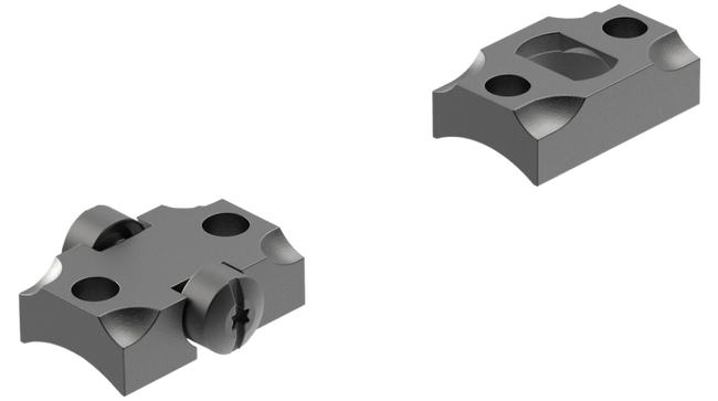 Leupold STD Two Piece Bases Ruger American RVF SA Matte Finish US Carbon Steel