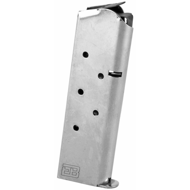 Ed Brown 847 1911 Government Magazine 7rd 45 ACP Stainless Steel Silver - 847 - 800732847009