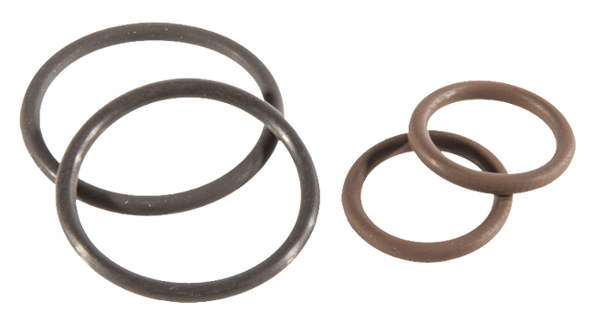 SilencerCo AC87 Delta O-Ring Pack  Rubber Black 4 Per Pack