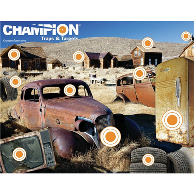 Champion Targets 1003802 Practice Paper 11 x 14 Targets, Junkyard Plinker (12 Pack)