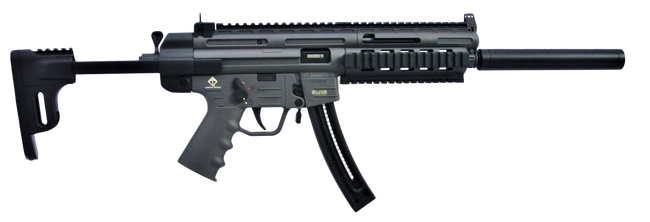 ATI GSG-16 Carbine - Smoke Grey | .22LR | 16.25" Barrel | 22rd | Faux Suppressor