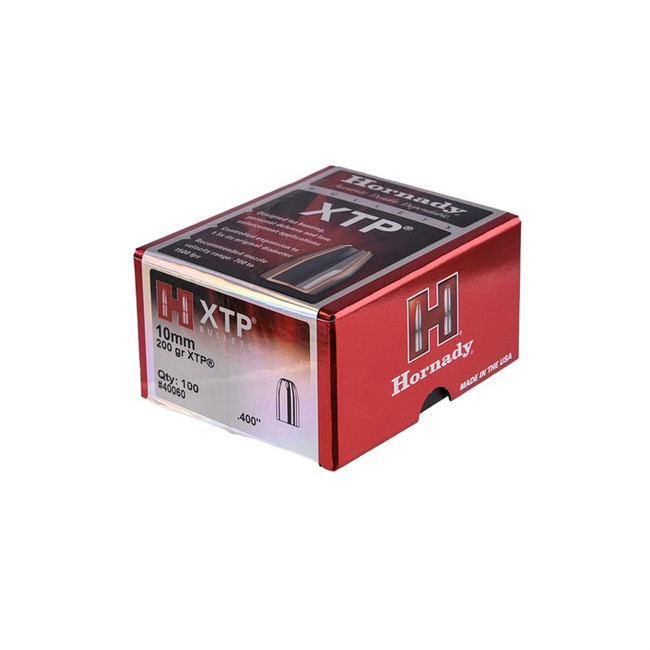 Hornady Traditional Pistol Bullets 10mm .400 200 gr. XTP 100 box