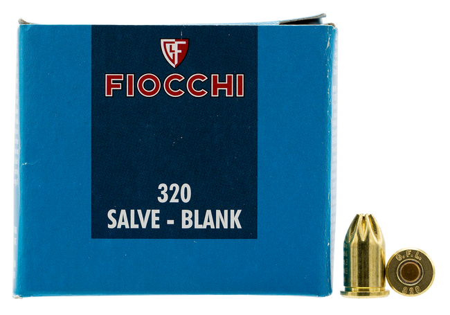 Fiocchi 320BLANK Pistol Blank 32Rimmed 100 Rounds