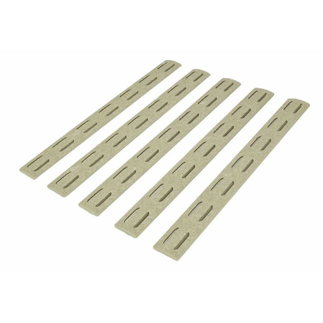 Bravo Company USA BCMGUNFIGHTER M-LOK Rail Panel Kit 5-Pack 5.5" Flat Dark Earth