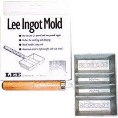 Lee Precision 90029 Ingot Mold Silver Aluminum/Wood