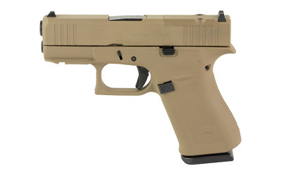 Glock 43x 9mm 10rd Mos Fs Fde - UX4350204FRMOSN-FDE