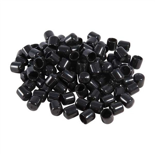 3/8'' (9.5MM) BLACK VINYL TUBE CAP 100 PACK