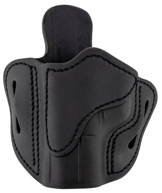 1791 Gunleather ORBH21SBLL BH2.1 Optic Ready OWB Size 2.1 Stealth Black Leather Belt Slide Compatible w/Glock 17/S&W M&P Shield/Springfield XD