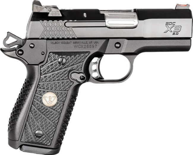 Wilson Combat EDC X9 2.0 9mm Luger 3.25 Inch Barrel 15 Rounds DLC Finish - 2EDCX-CP3-9 - 810129406719
