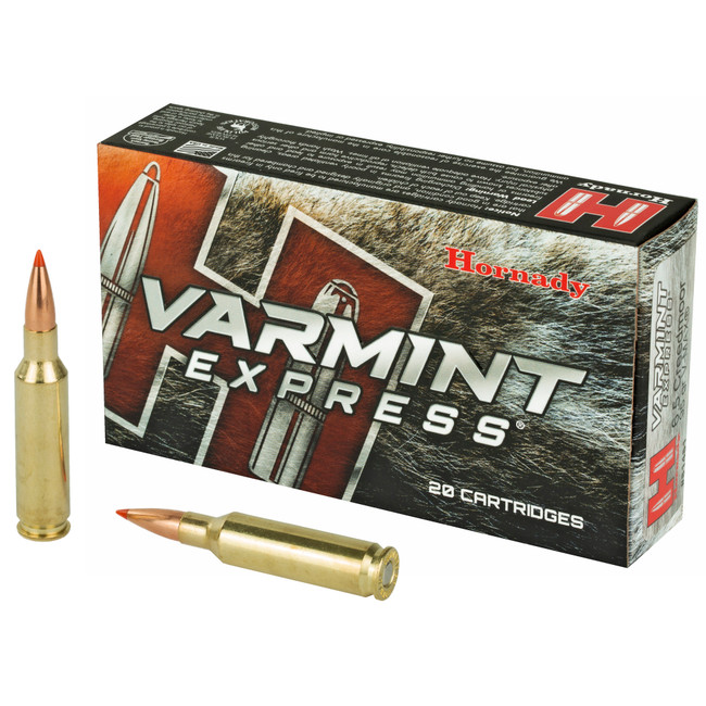 Hornady Varmint Express Rifle Ammo 6.5 Creedmoor 95 gr. V-Max 20 rd. - 81481 - 090255814811