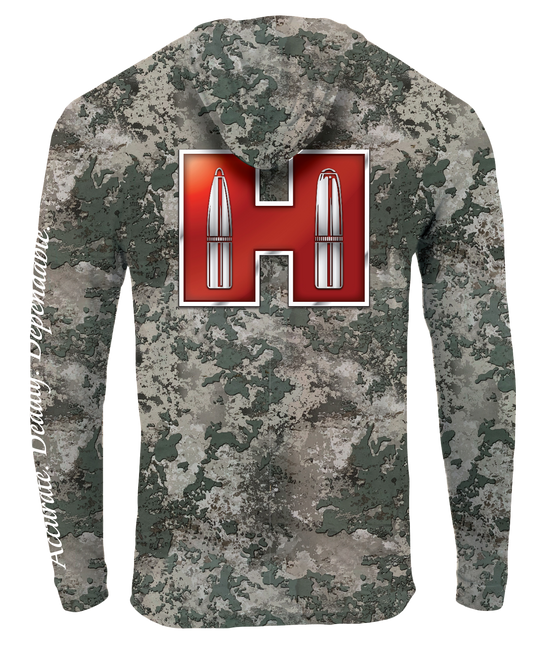 Hornady 99599S Solar Hoodie  Camo Long Sleeve Small