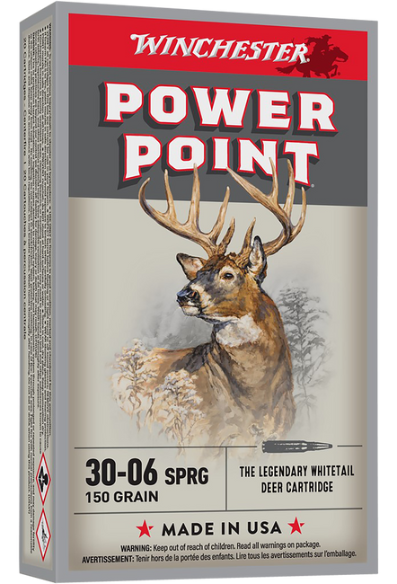 Winchester Super-X Rifle Ammo 30-06 Springfield 150 gr. Power-Point 20 rd.
