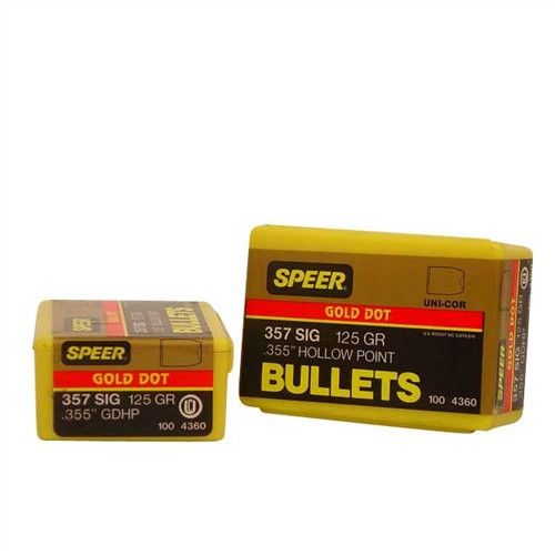 Speer 4360 Gold Dot Personal Protection 357Sig 125gr Hollow Point 100 Per Box/5 Case