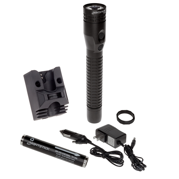 NightStick Metal Duty Personal-Size Dual-Light Rechargeable Flashlight