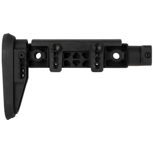 Midwest Industries Alpha Series Fixed Beam Stock Picatinny Fit Anodized Finish - MI-ALPHA-FBS - 812102034261