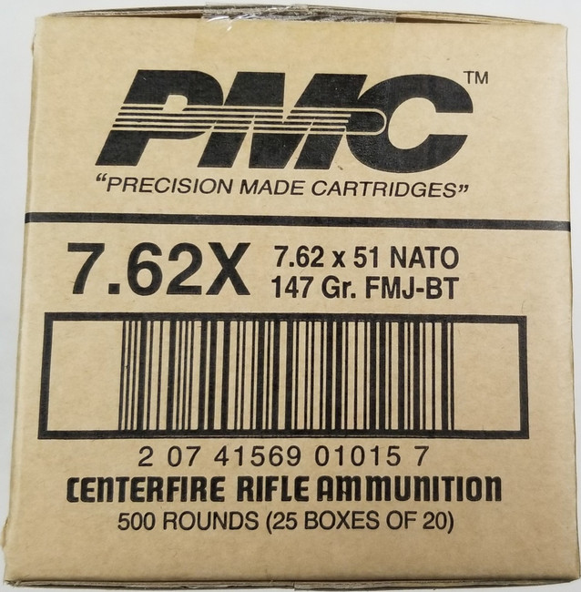 PMC X-TAC 7.62 NATO FMJ-BT 147 Grain