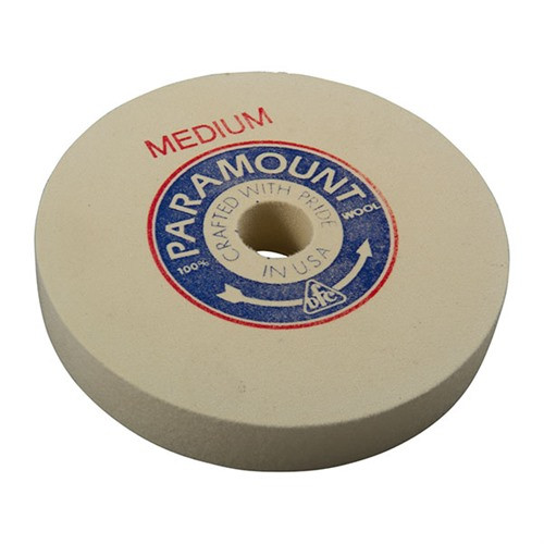 6'' MEDIUM FELT POLISHING WHEEL 1'' ARBOR