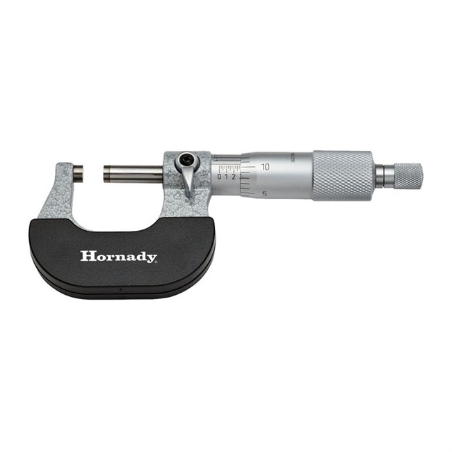 Hornady 050072 Micrometer  Silver Metal