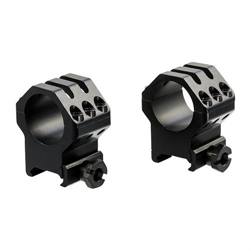 Weaver 6-Hole Aluminum Scope Rings - Matte - 1" X-High