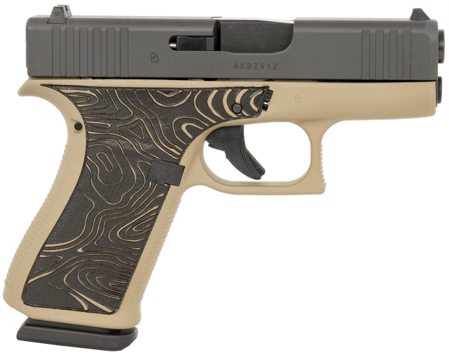 Glock G43X 9mm Luger 3.4in Barrel 10rd Coyote Tan Cerakote