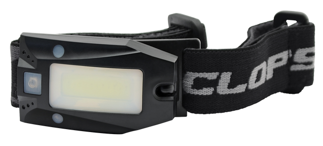 Cyclops HL150 COB Headlamp 150 Lumen PIR Motion USB Rechargeable Hat Clip Swivel