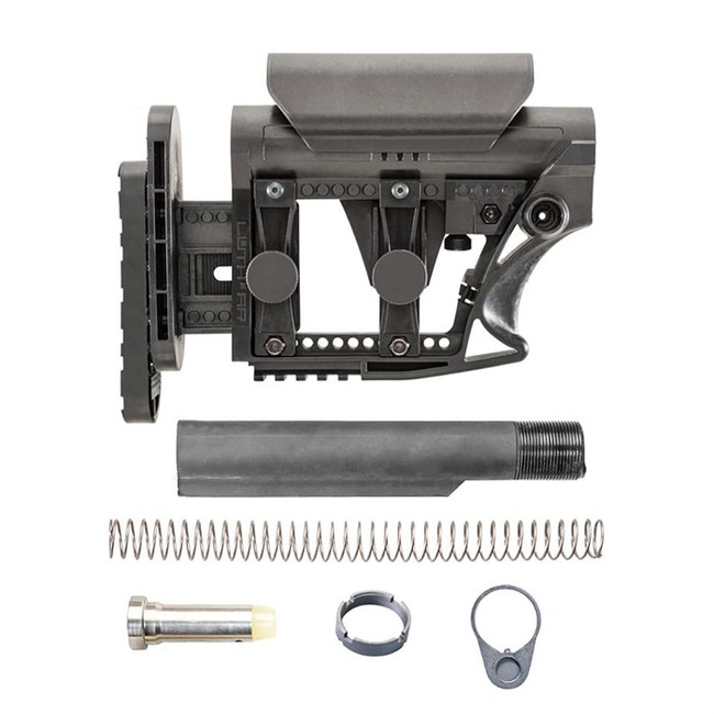 Luth-Ar MBA-3 Stock Kit AR-10 Mil Spec Adjustable LOP Cheek Height Butt Plate