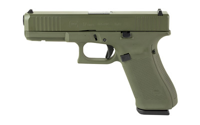 Glock G17 Gen 5 9mm 4.49in 17 Rounds Olive Drab Green Cerakote
