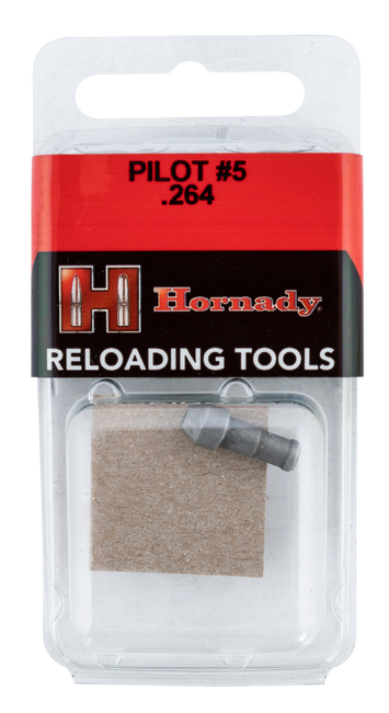 Hornady 390947 Cam Lock Pilot .264 Silver 6.5 Creedmoor Steel - 390947 - 090255909470