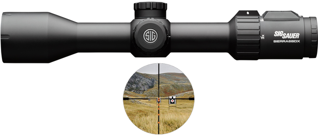 Sig Sauer Sierra 6 Bdx 3-18x44 Rifle Scope 30mm Tube Illuminated Reticle - SOSBDX631 - 798681628001