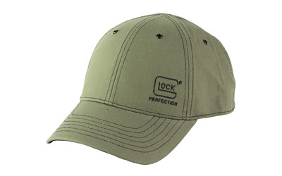 Glock AS10079 1986 Ripstop  Olive Hat w/Glock Perfection Logo Adjustable Velcro Back - AS10079 - 764503030260