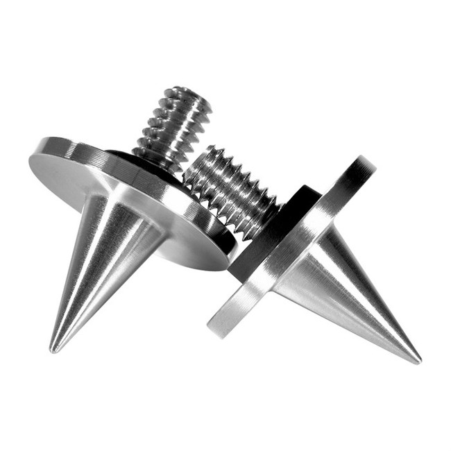 Warne War Precision Bipod Spike Foot Stainless Steel Toolless Screw In for Warne Precision Bipod