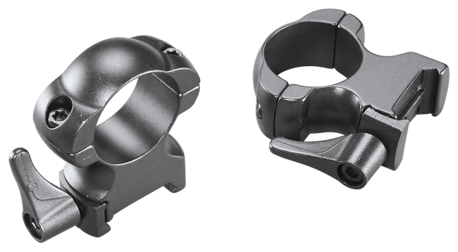 Weaver Lever Lok 1 Inch Extra High Matte Scope Mount Rings